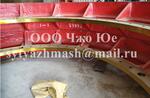 Венец зубчатый для мельниц 2800х4400. черт.76463, m=16 z=260, масса 10862,8 кг. Сталь 35Л
