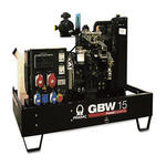 Дизельный генератор PRAMAC GBW 15 P | открытое | 3 фазы | 1 фаза
