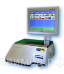 Торговые весы с печатью этикеток CL-7000-15S CAS