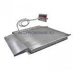 Низкопрофильные весы ЕВ4-600-Н (1,2x1,5) нерж., индикатор WI-2RS