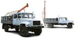 Бурильно-крановая машина БКМ-317-03 на шасси Газ 33088 (сдвоенная кабина)