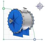Спиральний теплообменник охлаждения браги -30м2