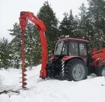 Бур, длина - 1,7 м, диаметр - 500 мм