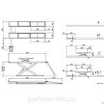 Werther-OMA Saturnus EV45LT+PG_grey подъемник ножничный г/п 4500 кг.