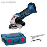 Машина углошлифовальная акк. BOSCH GWS 18-125 V-LI (060193A30B), 18 В, 10000 об/мин