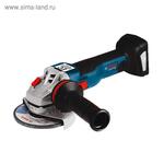 Аккумуляторная угловая шлифмашина Bosch GWS 18V-10 C, 125х22.2 мм, 2 АКБ, М14, безщеточный