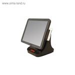 POS-моноблок GlobalPOS Cosmo II,15quot; Рамочный,J1900,4GB RAM,64GB SSD, MSR, black, WinPOS Ready7 379340