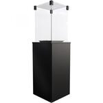 Kratki PATIO/G31/37MBAR/CZ - черное стекло, с пультом ДУ напольный газовый обогреватель