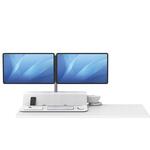 Платформа для работы сидя - стоя Fellowes Lotus RT Sit-Stand Workstation, белая, для 2 мониторов, шт