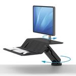 Платформа для работы сидя - стоя Fellowes Lotus RT Sit-Stand Workstation, черная, для 1 монитора, шт