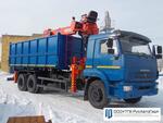 Самосвал КамАЗ 65117 с КМУ Kanglim 1256