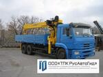 КамАЗ 65117 с КМУ Soosan 746