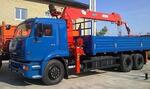 КамАЗ 65117 с КМУ Kanglim KS2056.