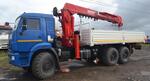 Бортовой КамАЗ 43118 с КМУ Horyong HRS 216 с буром