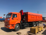 Камаз 65115-3094-50 + КМУ Ferrari F148 A2 (нижнее управление) + самосвальная платформа 20м3