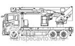 Автовышка (автогидроподъемник) АГП 32Т на базе Hino 700