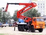 Автовышка (автогидроподъемник) Socage TJ-30 на базе КамАЗ 5350 (ранее 43114)