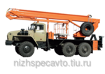 Автовышка (автогидроподъемник) АПТ 28 на базе Урал 4320