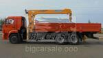 Бортовой автомобиль с КМУ SOOSAN SCS736L2 на шасси КАМАЗ 65115