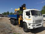 КМУ КАМАЗ 43118-3078-46+SOOSAN SCS736LII верх. упр. + борт сталь 6м