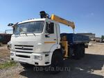 КМУ КАМАЗ 43118-3078-46+SOOSAN SCS736LII н. уп.+борт сталь 6м.