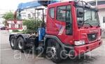 Седельный тягач daewoo novus k4dvf 6х4 с крановой установкой (кму)