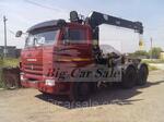 Седельный тягач КАМАЗ 65116-6010-23(А4) с КМУ HIAB 190T