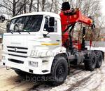 Седельный тягач с КМУ ИТ 180 на шасси КАМАЗ 43118-46