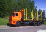 Сортиментовоз КамАЗ 65115 с ОМТЛ-70