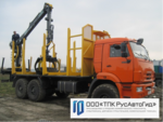 Сортиментовоз КамАЗ 43118 с ОМТЛ-70