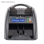 Счётчик банкнот DORS 750 Black, 1500 банкнот/мин., 5 видов детекций, гарантия СЦ – 1 год