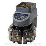 Счетчик-сортировщик монет CASSIDA Coin Max, 800 монет/мин., загрузка 1000 монет, 5 приемных лотков, 3661