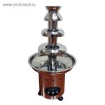 Фонтан Gastrorag CF26A, для шоколада, 4 яруса, 4 кг, серебристый