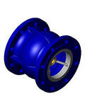 Tecofi CC3241 Клапан обратный осевой донный фланцевый корпус латунь, диск чугун, PN16