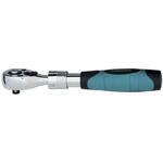 Ключ телескопический трещоточный 1/4, 150-200 , CrV, хромированная, двухкомпонентная рукоятка Gross