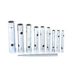 Набор ключей-трубок торцевых, 6 - 22 , вороток, оцинкованные, 9 шт. Sparta