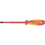 Отвертка диэлектрическая SL3 х 75 , CrMo, до 1000 В, двухкомпонентная рукоятка Gross