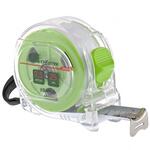 Рулетка Кварц, прозрачный корпус, амортизатор, 7,5 м х 25  Сибртех