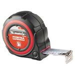 Рулетка Target, 7,5 м х 25 , автоматическая фиксация, обрезиненный корпус Matrix