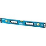 Уровень алюминиевый, 1200 , усиленный с ударопрочными заглушками, рукоятки, 3 глазка Gross