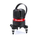 Уровень лазерный ML04P, 10м, ±0,3/1м, 635нм, 4 верт. 1 гор. пл, пыле-влаго. защ. корпус Matrix