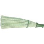 Метла полипропиленовая, 140 х 310 , круглая, с фиксирующим ободом, без черенка, Россия, Сибртех