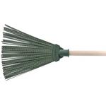 Метла полипропиленовая, 295 х 255 х 1490 , веерная, деревянный черенок, Россия, Сибртех