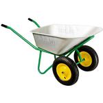 Тачка садово-строительная, 2-х колесная, усиленная, грузоподъемность 320 кг, объем 100 л Palisad Тачка садово-строительная, 2-х колесная, усиленная, грузоподъемность 320 кг, объем 100 л Palisad