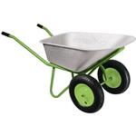 Тачка садово-строительная, 2-х колесная, грузоподъемность 320 кг, объем 100 л Сибртех Тачка садово-строительная, 2-х колесная, грузоподъемность 320 кг, объем 100 л Сибртех