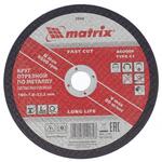 Круг отрезной по металлу, 180 х 1,8 х 22,2  Matrix