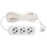 Удлинитель бытовой серия УХз-10, с заземлением, 7 м, 3 розетки, 10А Stern
