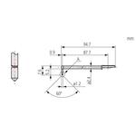 Щуп для глубоких пазов 2мкм 12AAC740, Mitutoyo