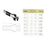 Оправка с хвостовиком R8 (7/16"- 20UNF) / d32-L170 комбинир-ая для нас. цил. и торц. фрез с прод-ой и попер-ой шпонкой "CNIC"
