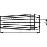 Цанга d 8,0  ER16  L27.5мм  DIN 6499 "CNIC"